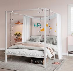 Full Size Canopy Bed Frame