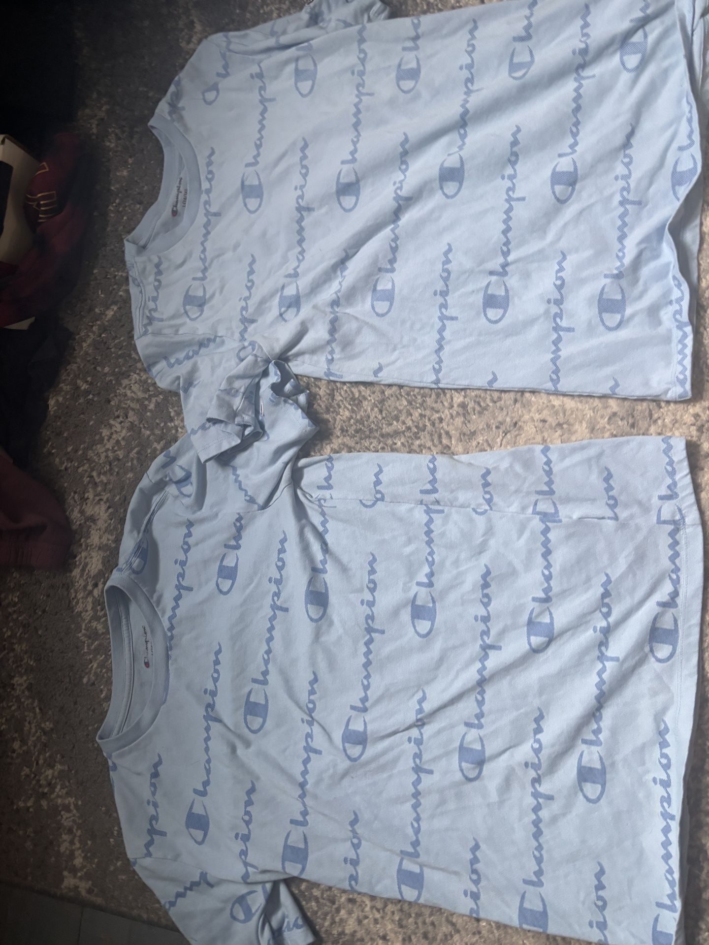 Two Champion Shirts, Big Kids Xl