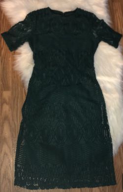 Woman’s green lace dress size 4