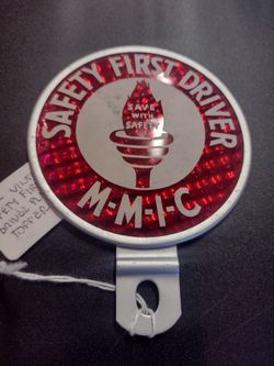 Vintage License Plate Topper