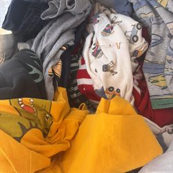 Clean Bag Full Of Toddler Clothing
