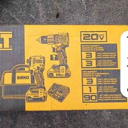 New DeWalt 20V MAX Atomic Compact BRUSHLESS 2-TOOL COMBO KIT 