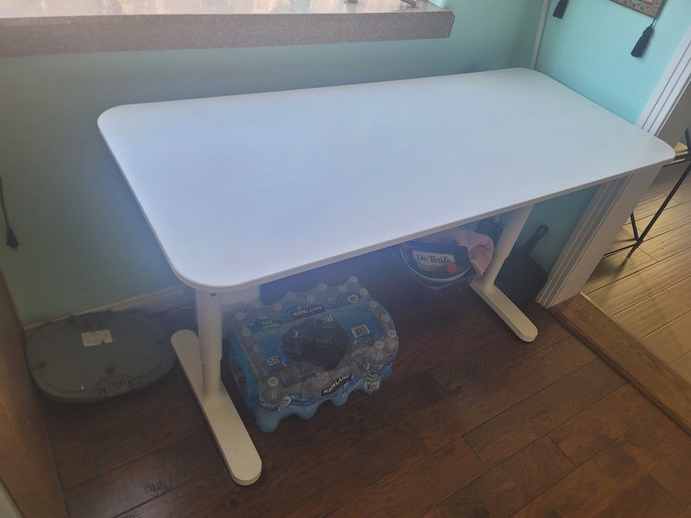 White Sturdy Table