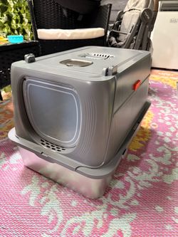 Aluminum litter box