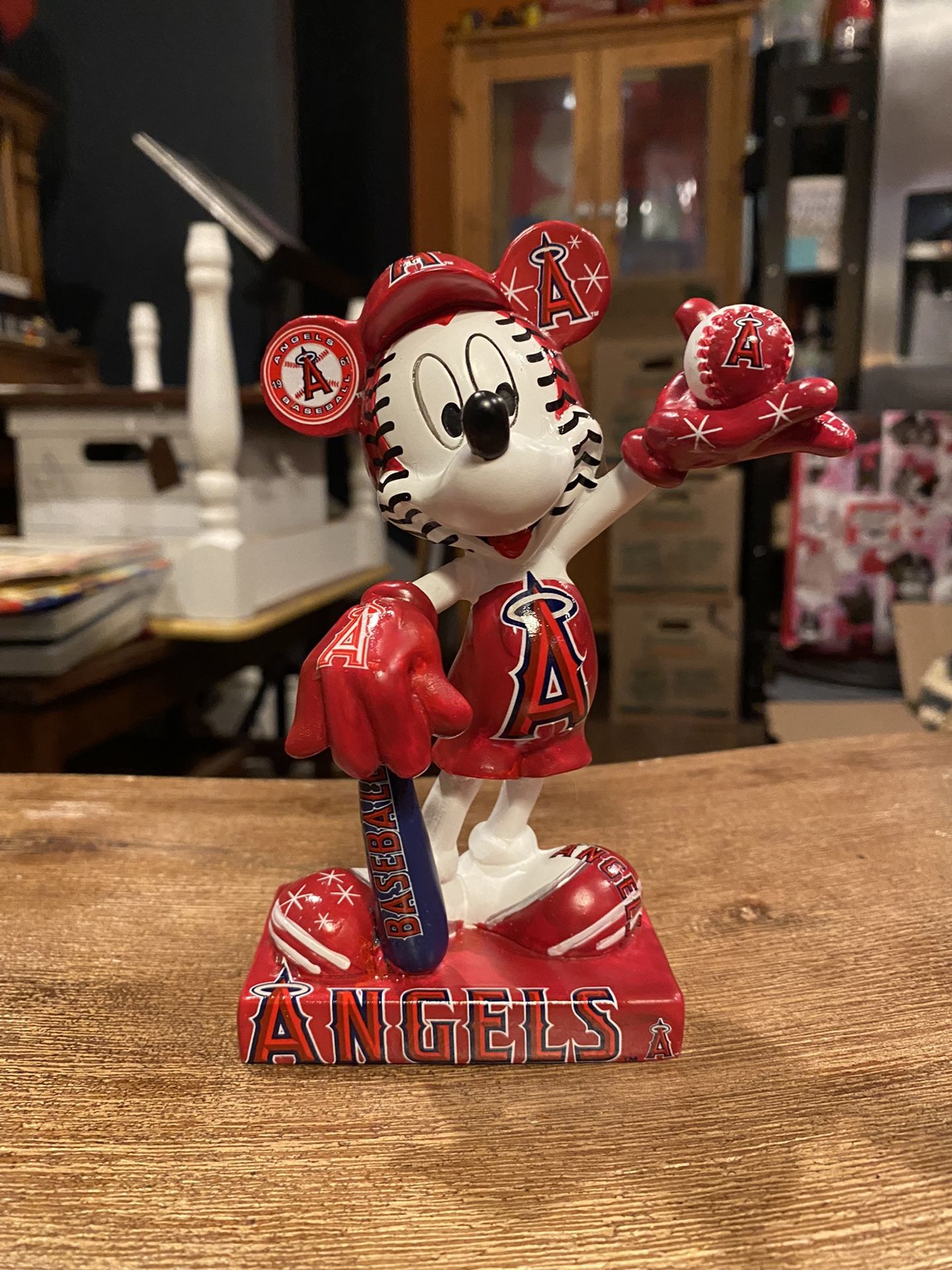 50th Anniversary 2016 Mickey Mouse Disney Anaheim Angels Figurine for