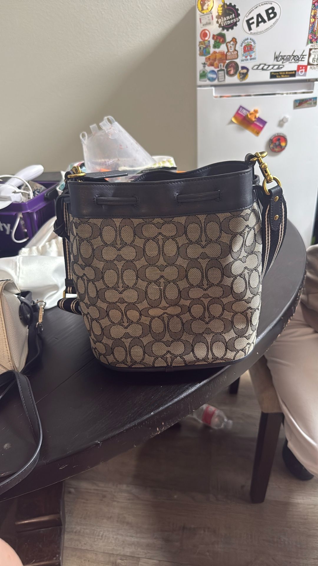 coach bucket purse