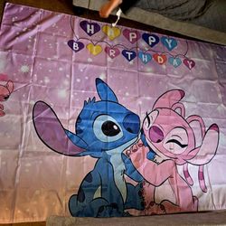 Lilo and stitch party supplies Decorations Background Backdrop 8x6ft 