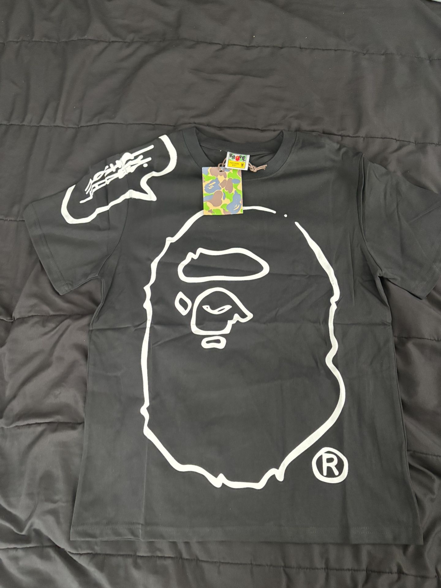 BAPE X JOSHUA VIDES Ape Head TEE T Shirt - White & Black