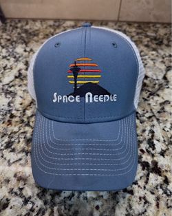 Space Needle Embroidered Trucker Hat