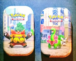 Pokémon Trading Card Game Mini Tins – Set of 2
