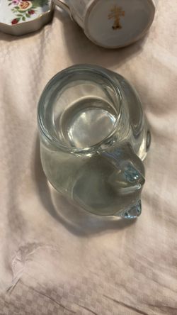 Glass Cat Figurine