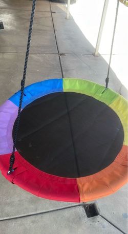 Rainbow Saucer Tree Swing