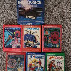 Intellivoice And Intellivision Games Lot