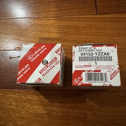 x2 Genuine Toyota 04152-YZZA6 Replaceable Oil Filter Element