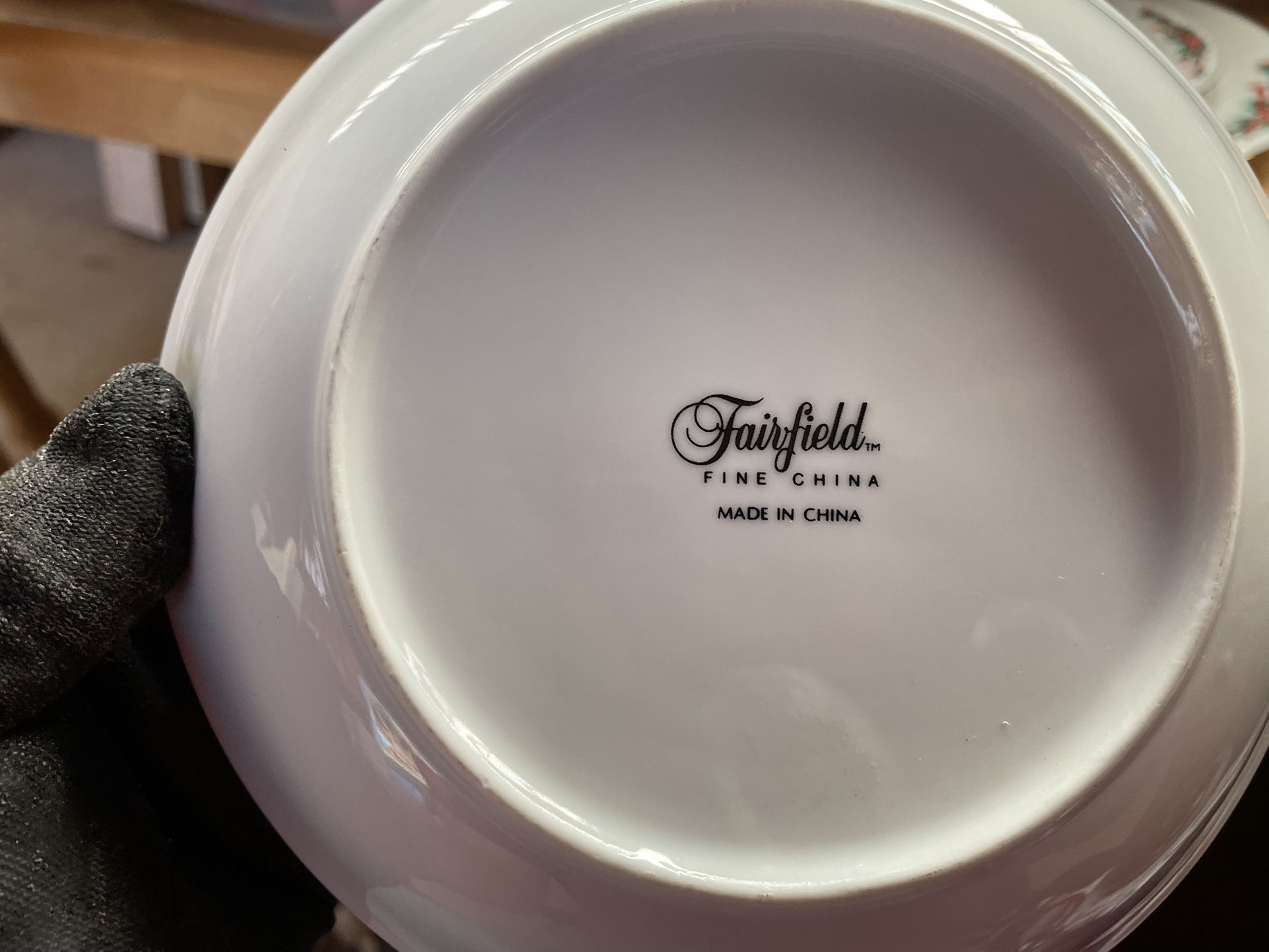 Fairfield fine china Christmas Set