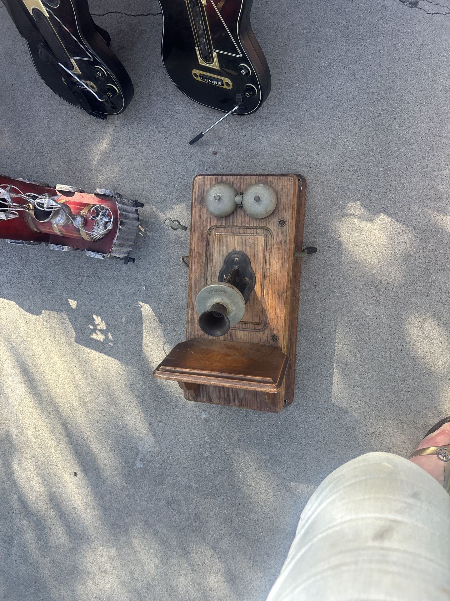 1903 Kellog Phone Antique