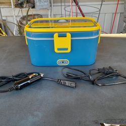 AC/DC Electric Lunch Box Kit w/Removable 1.5L Stainless Steel Container. 