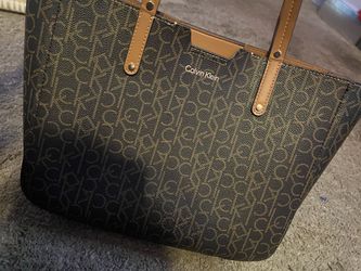 Calvin Klein Monogram Tote Bag