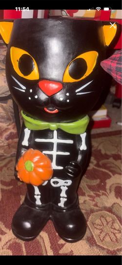 Large Halloween  cat decor