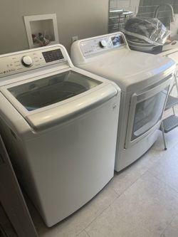 LG Large Capacity Washer And Dryer