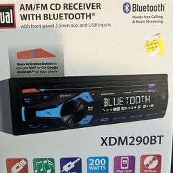 Dual  CD Receiver With Bluetooth New