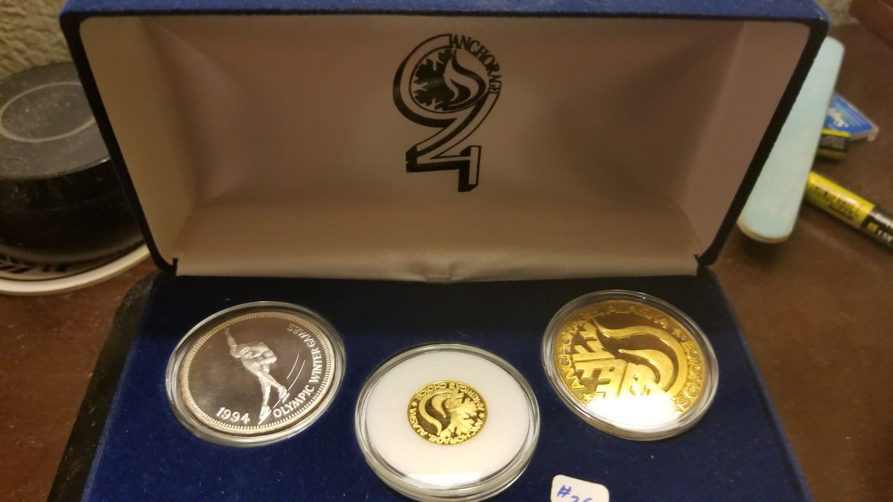 1994 winter Olympics commemorative coins