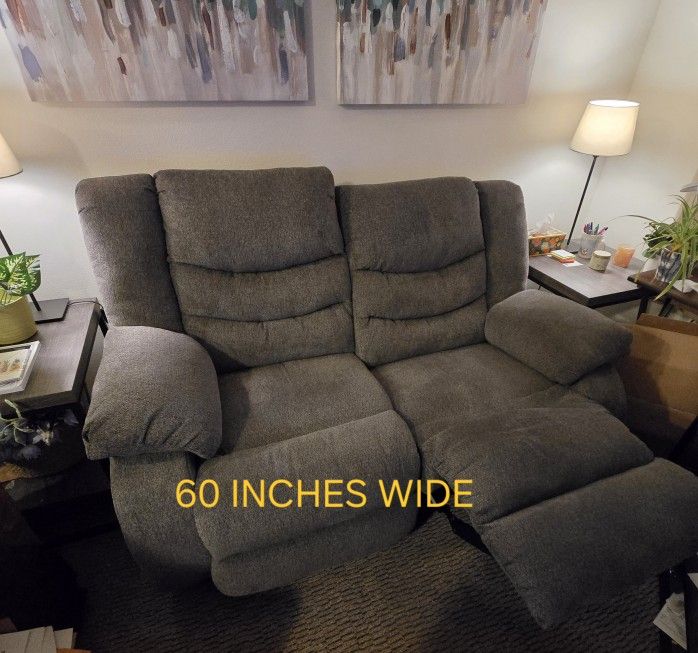 Fabric Recliner Loveseat 