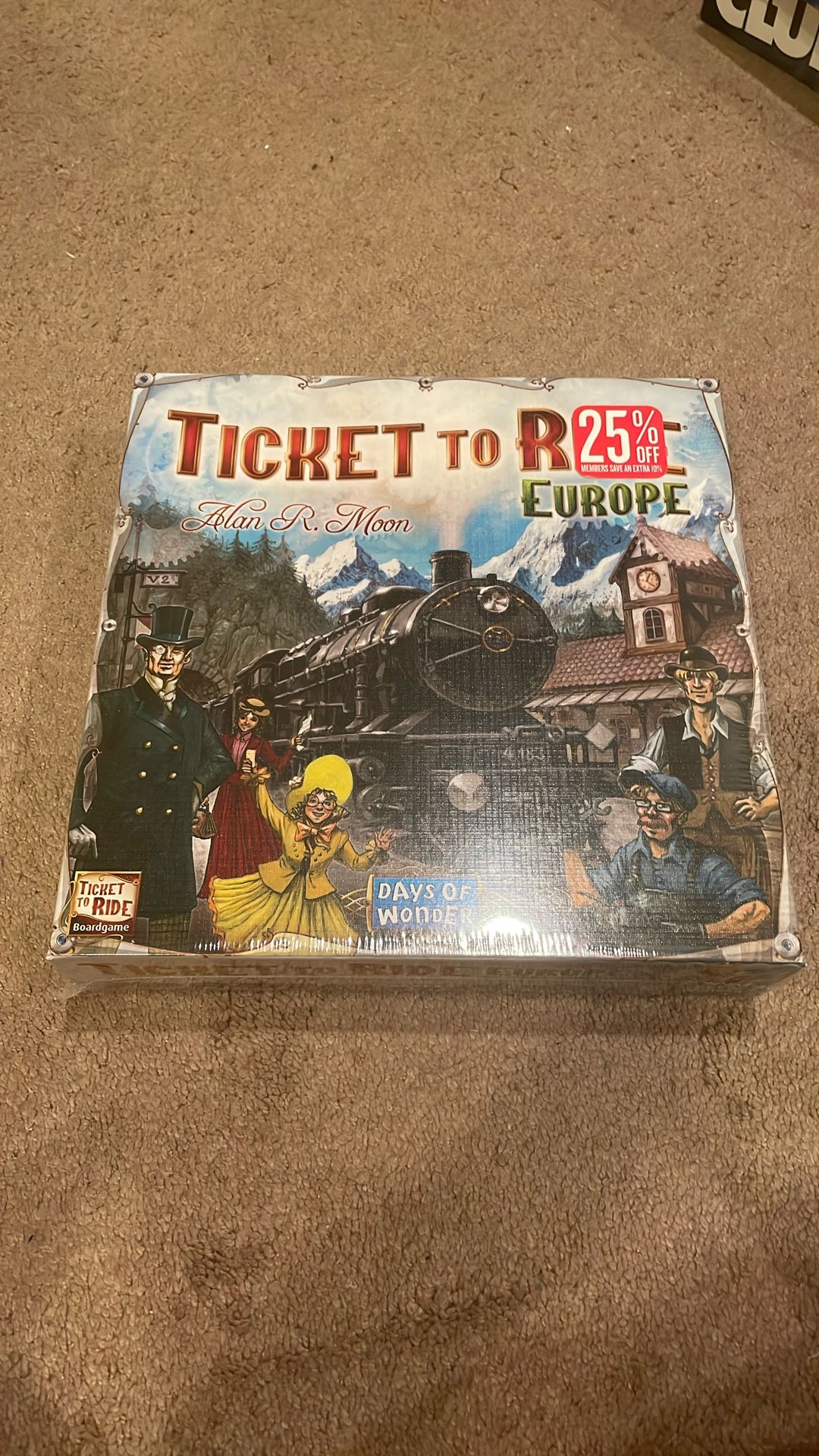 Board Game: Ticket To Ride Europe