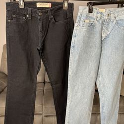 Ladies Levi’s And Lee Rider Jeans