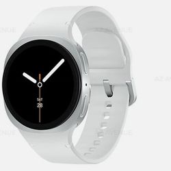 Two Samsung galaxy 8 watch 40mm white band new. No box, comes with charger.