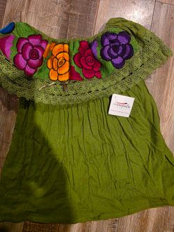 Girls new Mexican shirt/blouse
