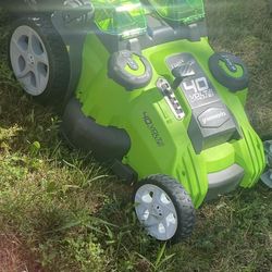 Greenworks Twin Blade Mower