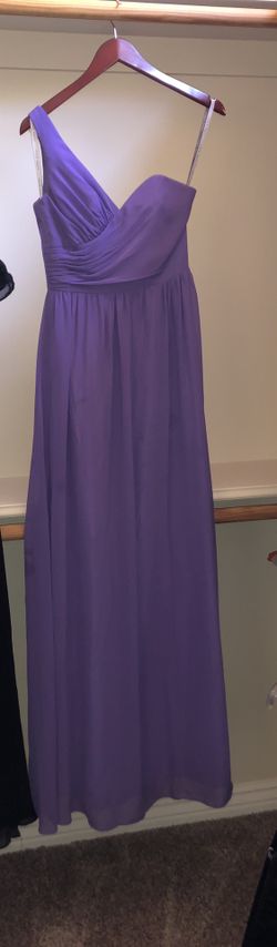 Purple Alfred Angelo bridesmaid dress long size 0