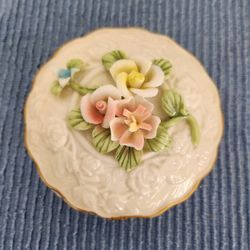 Vintage Rose 3D Trinket Box