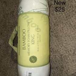 King size bamboo pillow