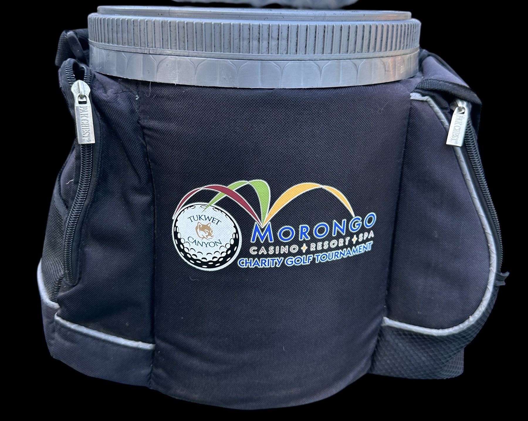 Cooler Seat – Morongo Charity Edition – Camping, Golf, or Tailgating!