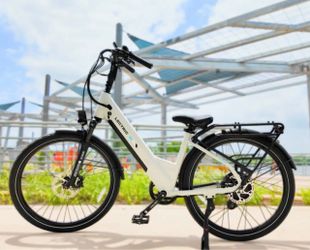 Lectric  xpress 2 step thru e-bike. White