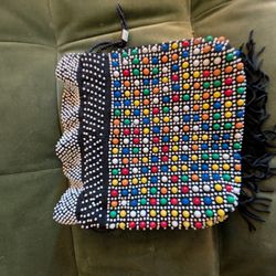 Vintage Beaded Bag- Boho