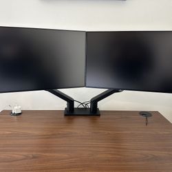 Complete Dual Monitor Setup (Essentially New)