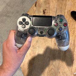 Transparent PlayStation 4 PS4 controller