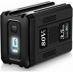 with Percentage LCD】3.5Ah Replacement Battery for Kobalt 80V MAX Lithium-Ion Battery KB2580-06 KB680-06 KB280-06 -RC for Cordless Power Tool Hi