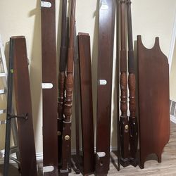 Mahogany Queen 4 Poster Bed