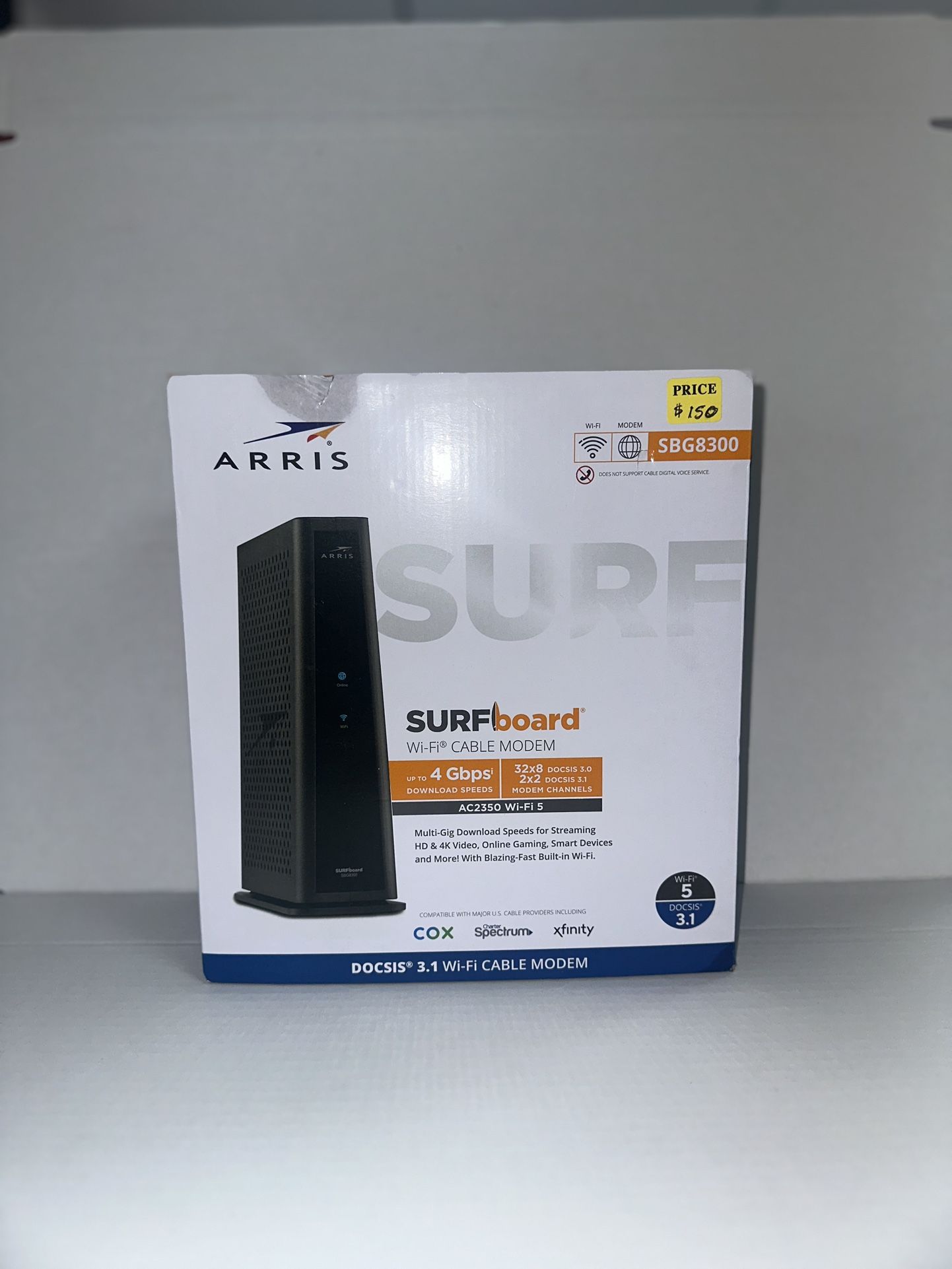 ARRIS SURFboard SBG8300 DOCSIS 3.1 Wi-Fi Cable Modem