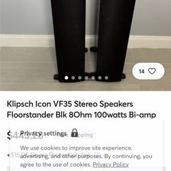 VF 35 Tower Speakers 