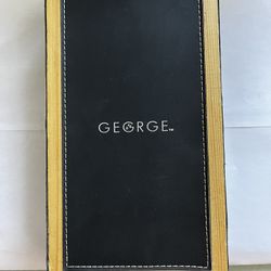George Ginuwine, Leather Pocket Secretary, Wallet With Tray