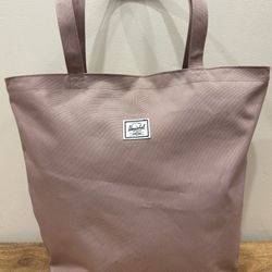 Herschel canvas tote bag in Ash Rose color