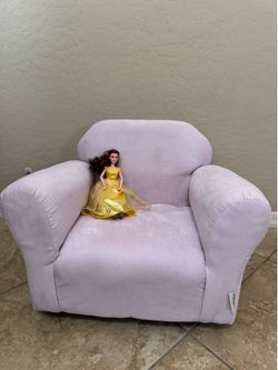 Toddler Chair + Disney Belle Doll