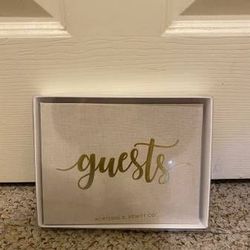 Guest Book (4” x 6”)