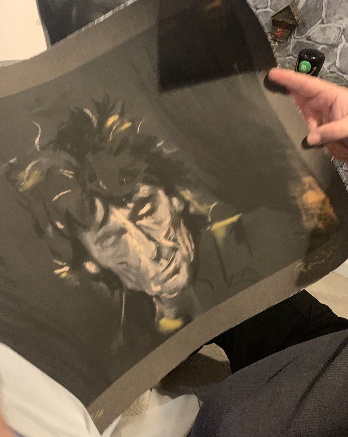 Rolling Stones’s Ronnie Wood “Take Care” Self Portrait signed art. Number 22/155 With cert of Authenticity and Autograph Serious offers only and be