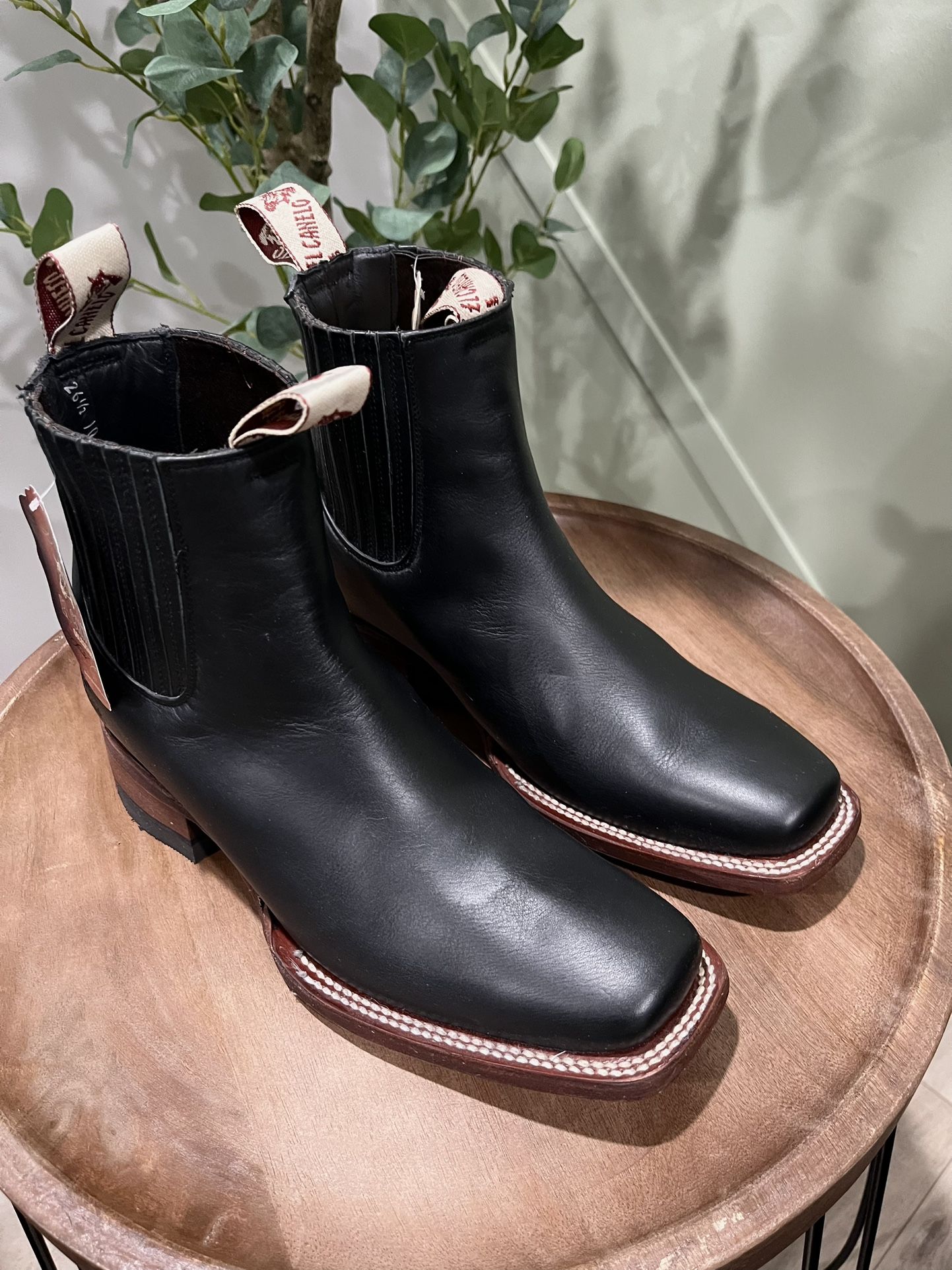 Black Leather Boots
